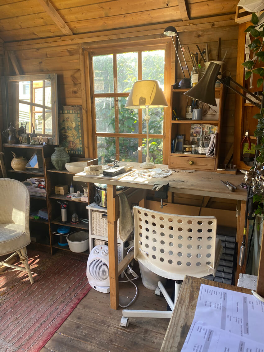 Benchpeg Garden Shed Jewellery Space to Rent in Hackney